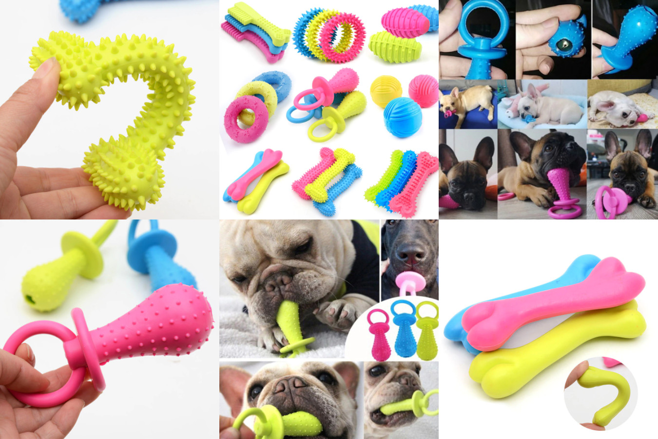 Резиновые игрушки для собак